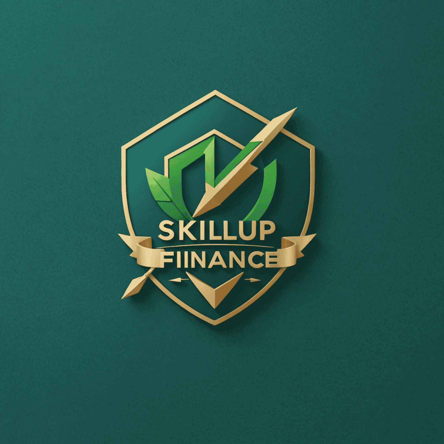 SkillUp Finance logo featuring a stylized green arrow pointing upwards next to the text 'SkillUp Finance' in deep teal green
